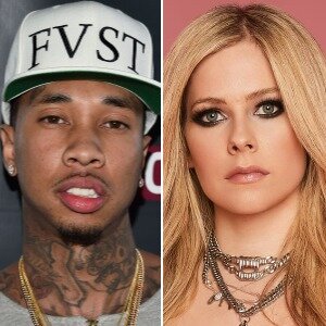 Tyga Avril Lavigne Fuel Dating Rumors With Paris Kiss ZergNet