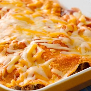 Easy Layered Beef Enchiladas Recipe - ZergNet