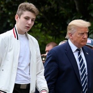 Barron Trump's Colossal Height Has The Internet Mystified